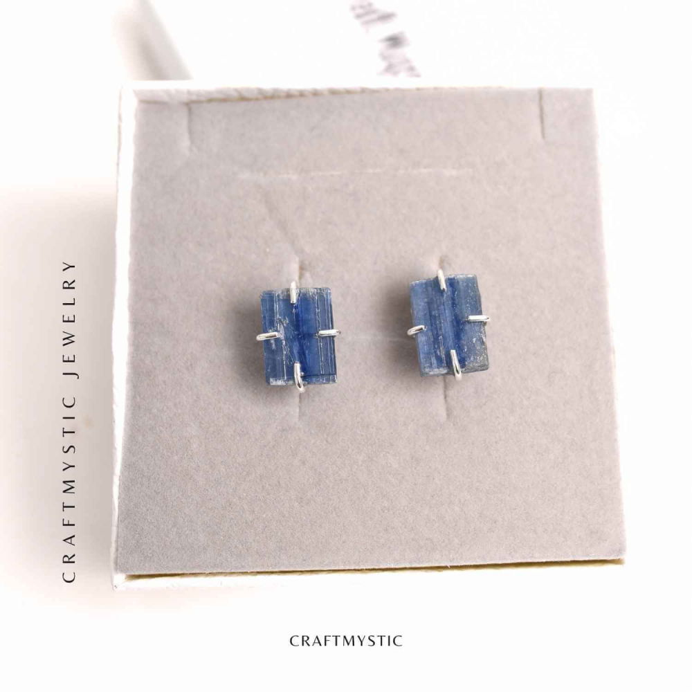 Cercei cu Kianit (Cianit) Albastru – Echilibru si Claritate Mentala [6]
