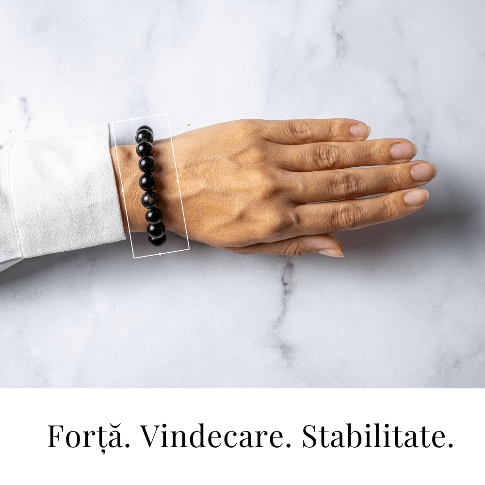Energie si Protectie – Bratara din Obsidian Auriu Natural 10mm [2]