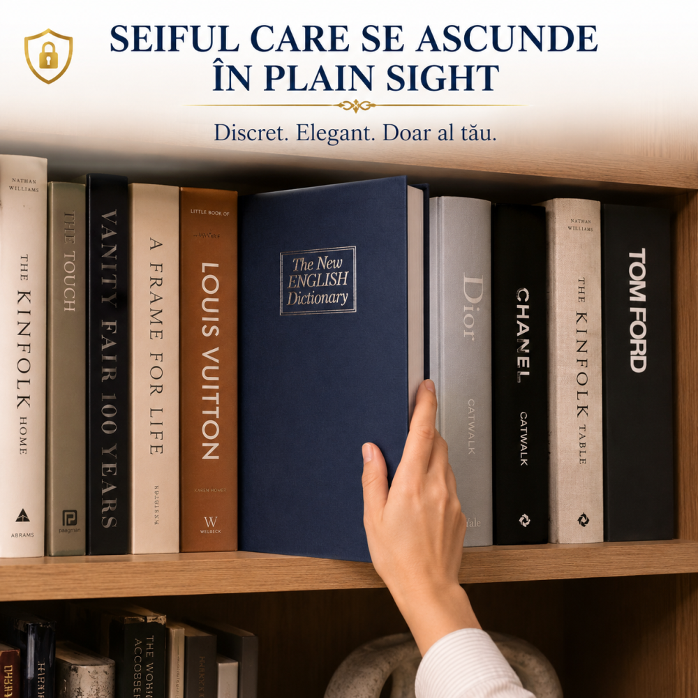 Seif Tip Carte cu Inchidere Cifru – Protectie Discreta pentru Obiecte de Valoare [4]