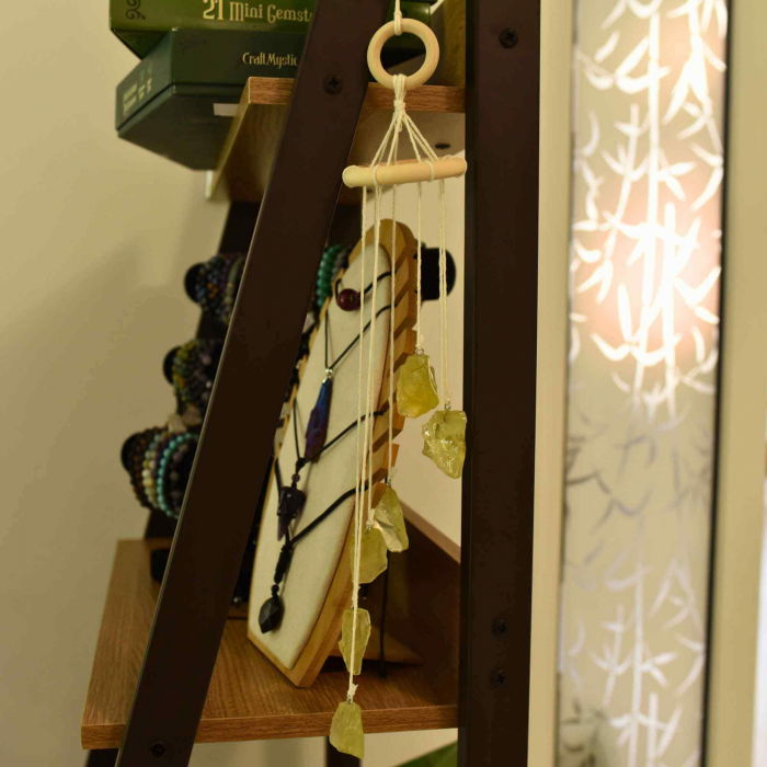 Clopotel de Vant Artizanal cu Pietre Semipretioase de Citrin - Armonie si Eleganta in Casa Ta [3]