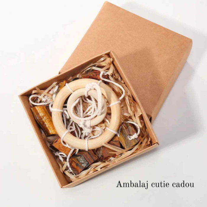 Clopotel de Vant cu Pietre Semipretioase de Aventurin Verde - Prosperitate, Armonie si Frumusete in Decorul Tau [5]