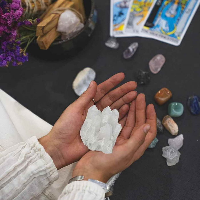 Cluster cristale de stanca transparent natural Piatra semipretioasa pentru decoratiuni si vindecare energetica [6]