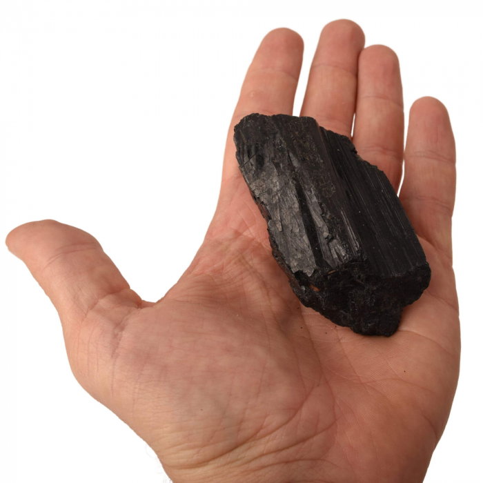 Cristal natural unicat de vindecare Turmalina neagra pietre brute 8-9 cm  - Pentru energie pozitiva, protectie [3]