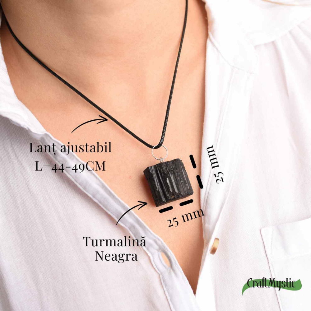 Colier cu Turmalina Neagra - Protectie si Echilibru Energetic [3]