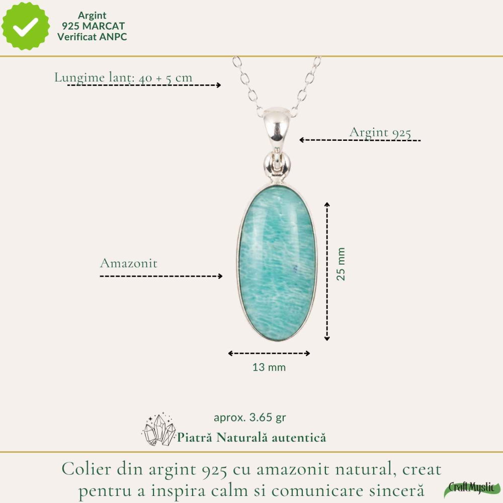 Colier Ochiul Turcesc din Argint 925 – Protectie Energetica si Noroc [9]