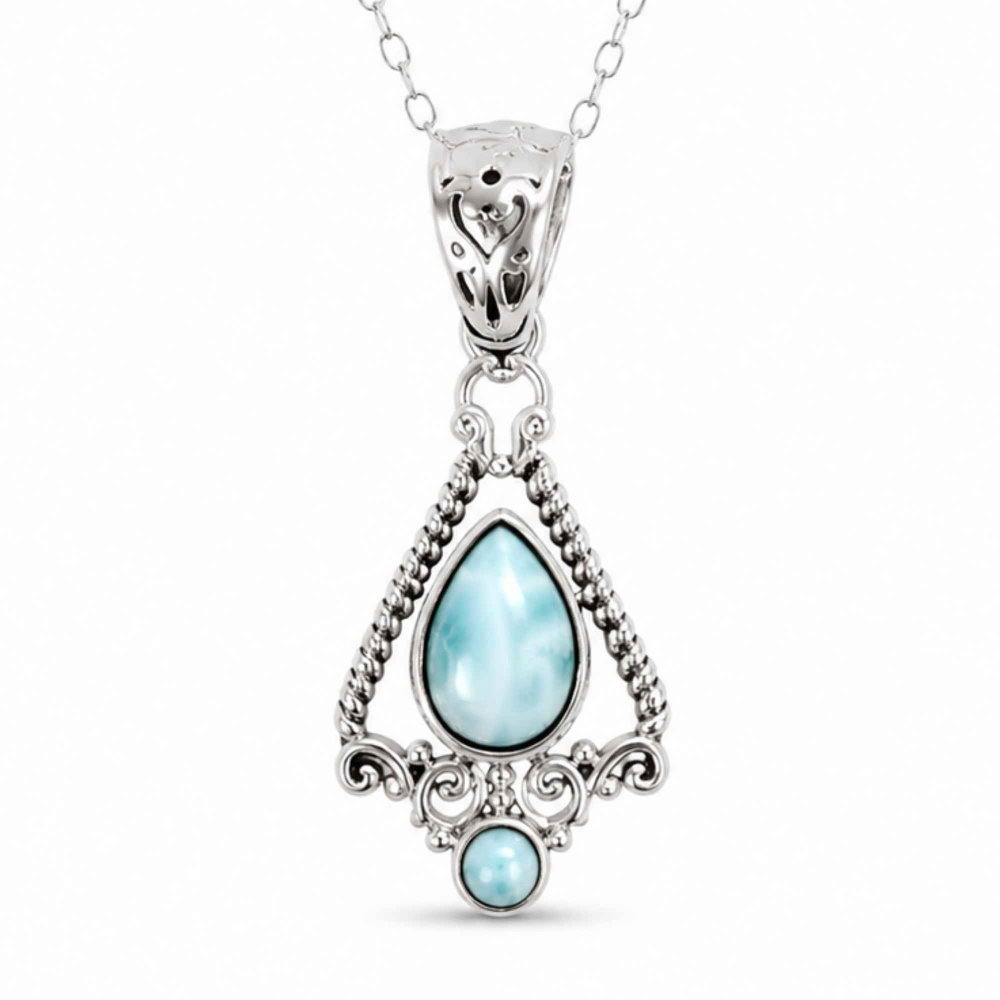 Colier Argint 925 cu Larimar – Calm si Energie Feminina [1]