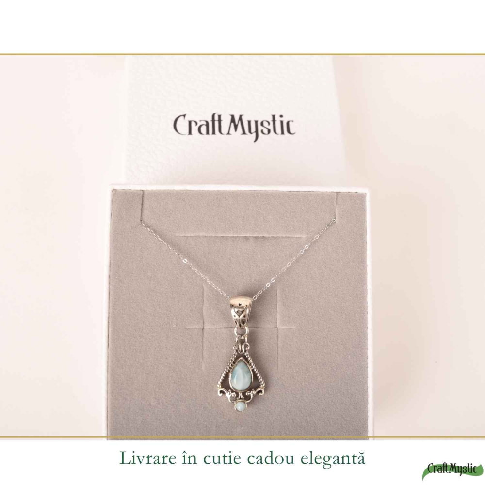 Colier Argint 925 cu Larimar – Calm si Energie Feminina [6]