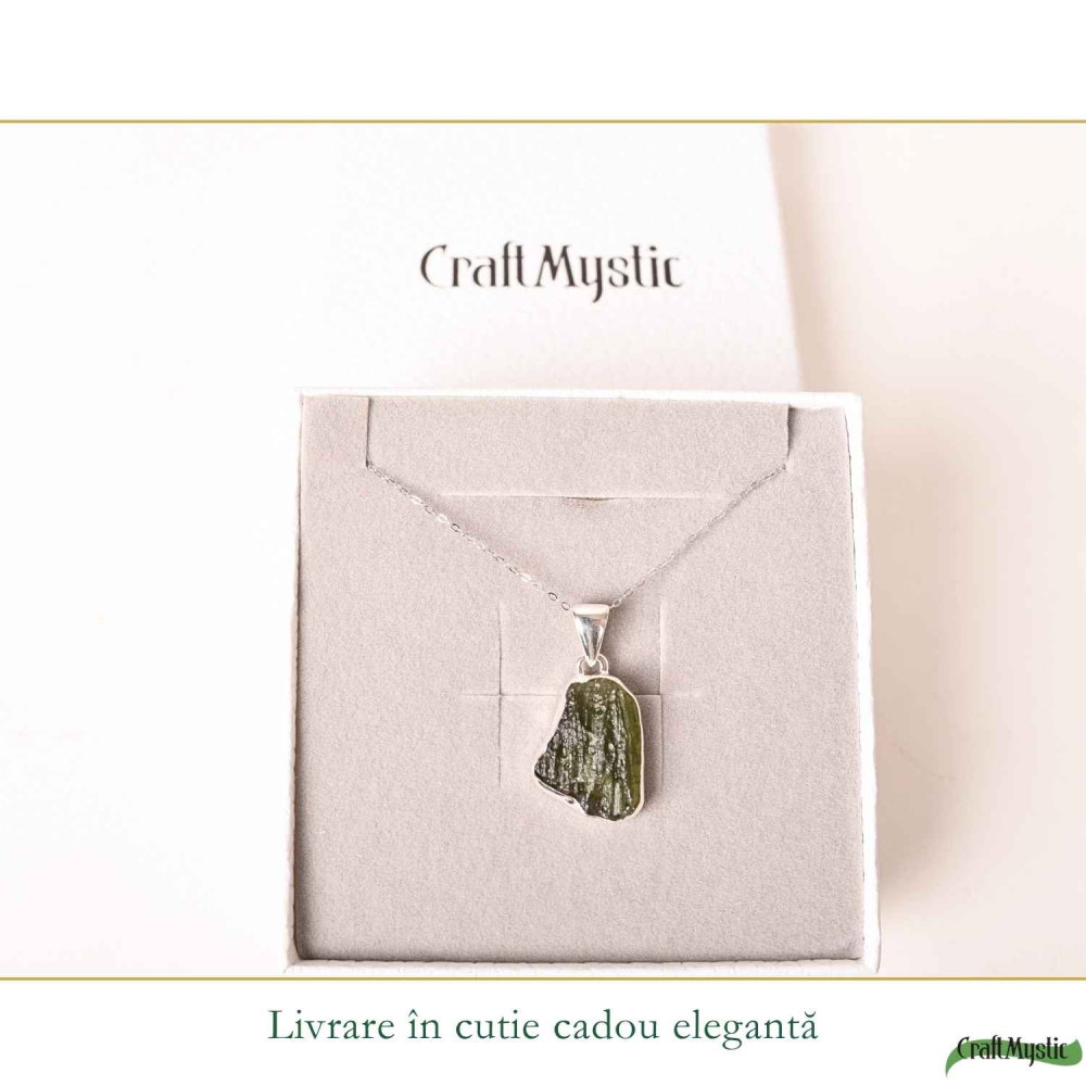 Colier argint 925 cu moldavit brut neregulat – transformare si claritate interioara [6]