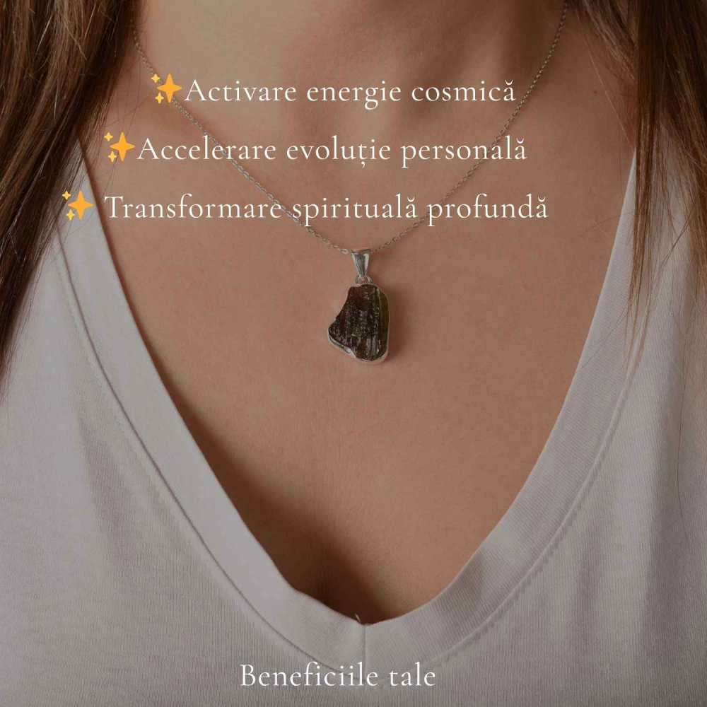 Colier argint 925 cu moldavit brut neregulat – transformare si claritate interioara [3]