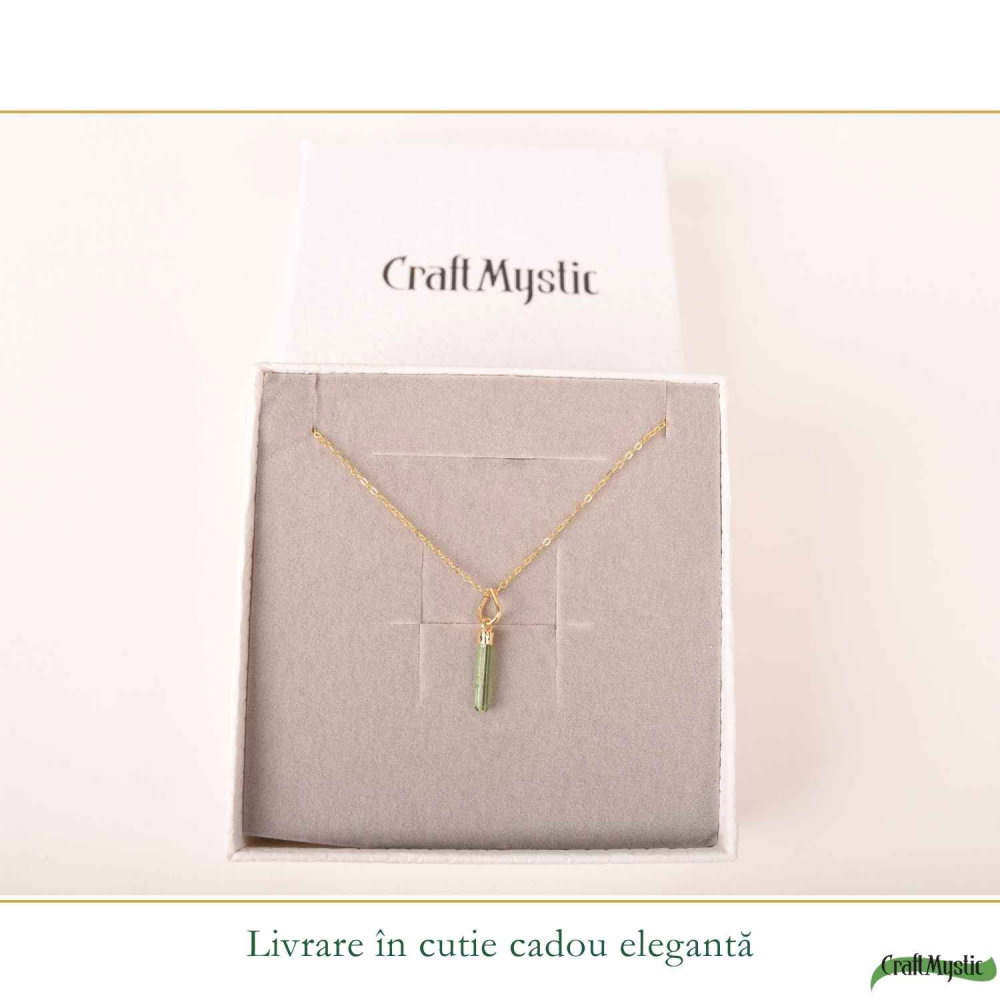Colier Argint 925 cu Smarald Natural – Echilibru si Energie Pozitiva [6]