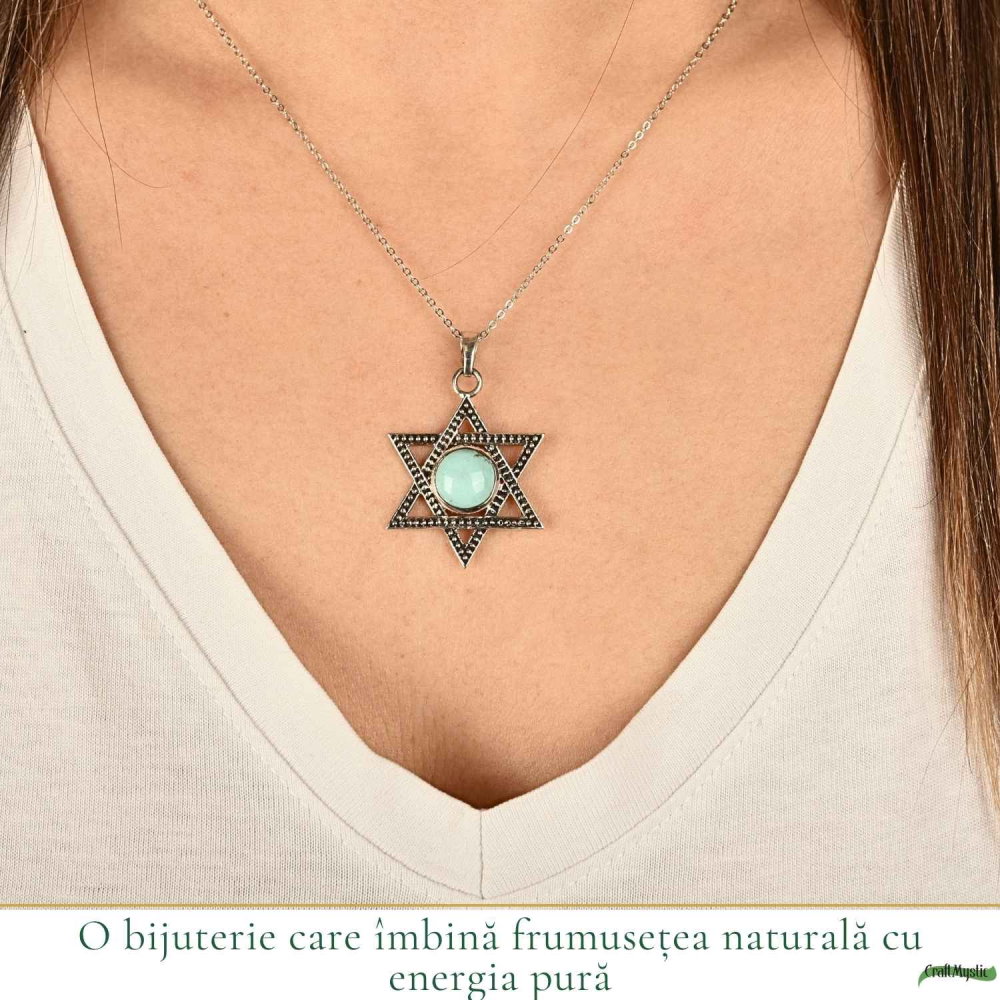 Colier argint 925 cu Turcoaz stea – inspiratie si protectie zilnica [2]