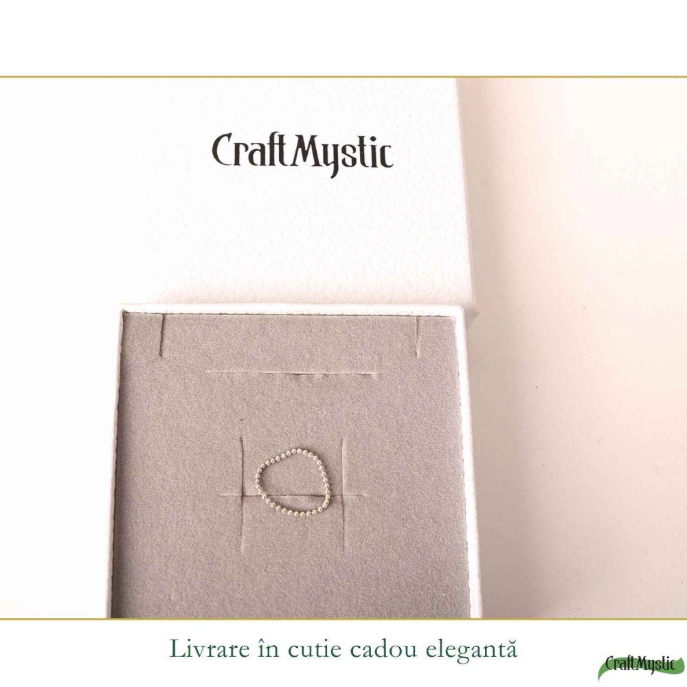 Inel Argint 925 cu Bilute – Eleganta Minimalista si Echilibru Zilnic [6]