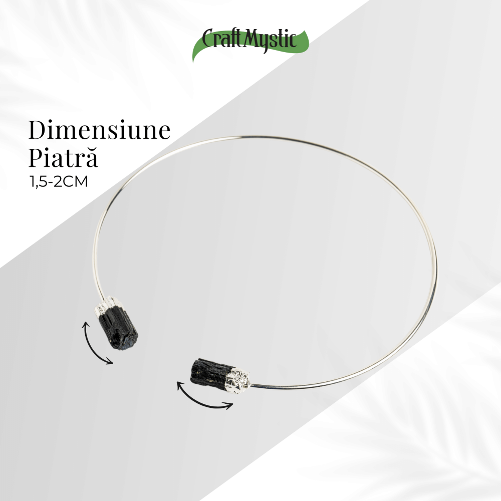 Colier Choker Turmalina Neagra - Protectie Energetica si Echilibru Spiritual [4]
