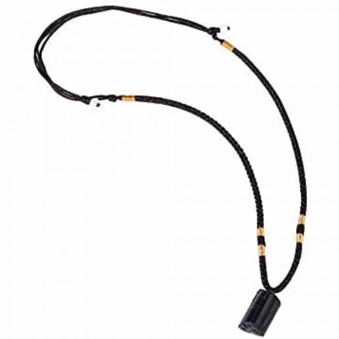 Colier cu cristal Turmalina Neagra– o piatra semipretioasa excelenta pentru meditatie, trezirea spiritualitatii si a abilitatilor interioare care creste si pozitivitatea mentala [5]