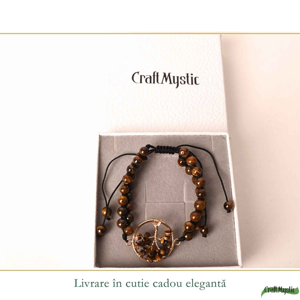 Bratara cu Ochi de Tigru si Arborele Vietii – Curaj, Protectie si Incredere [6]