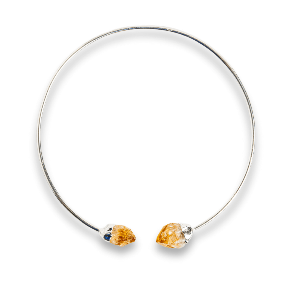 Colier Choker Cu Citrin Natural - Protectie, Prosperitate si Energie Pozitiva [9]