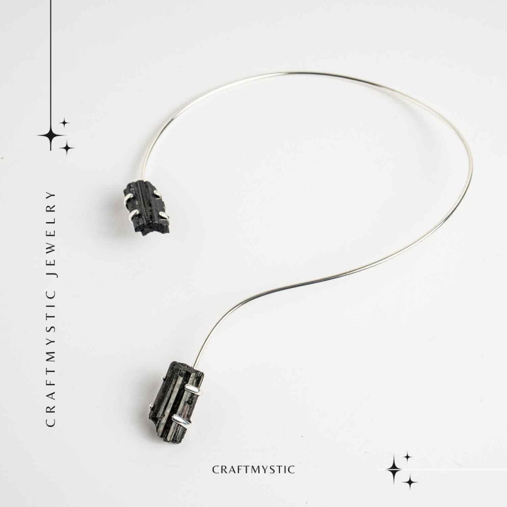 Colier Choker Turmalina Neagra - Protectie Energetica si Echilibru [8]