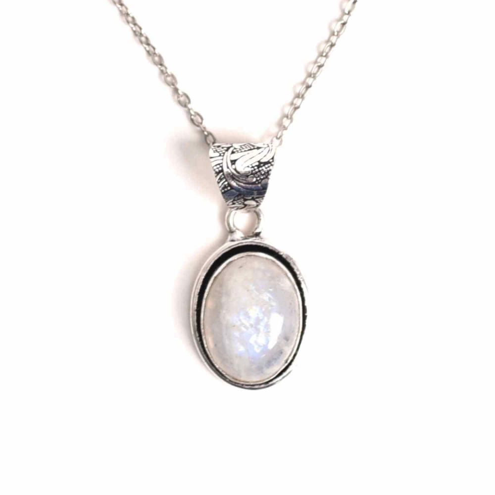 Colier cu Piatra Lunii Curcubeu - Armonie si Claritate Interioara [1]