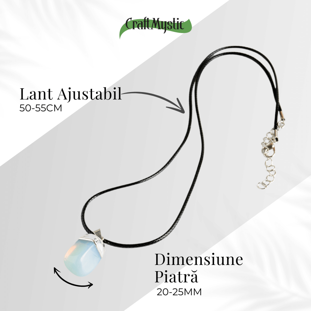 Colier cu piatra rulata de Piatra Lunii – Incredibil echilibru emotional [4]