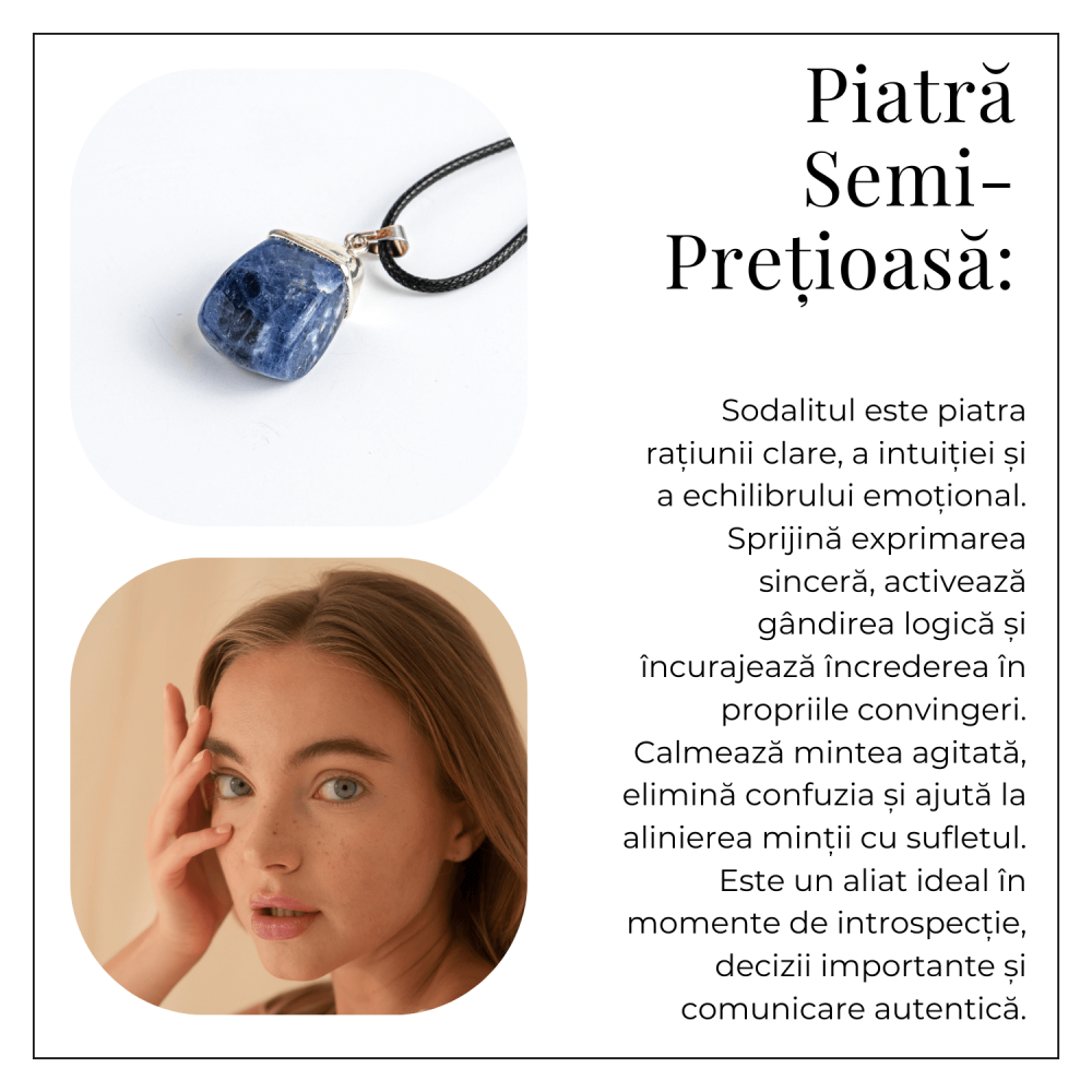 Protectie Emotionala si Focus – Pandantiv cu Sodalit [6]