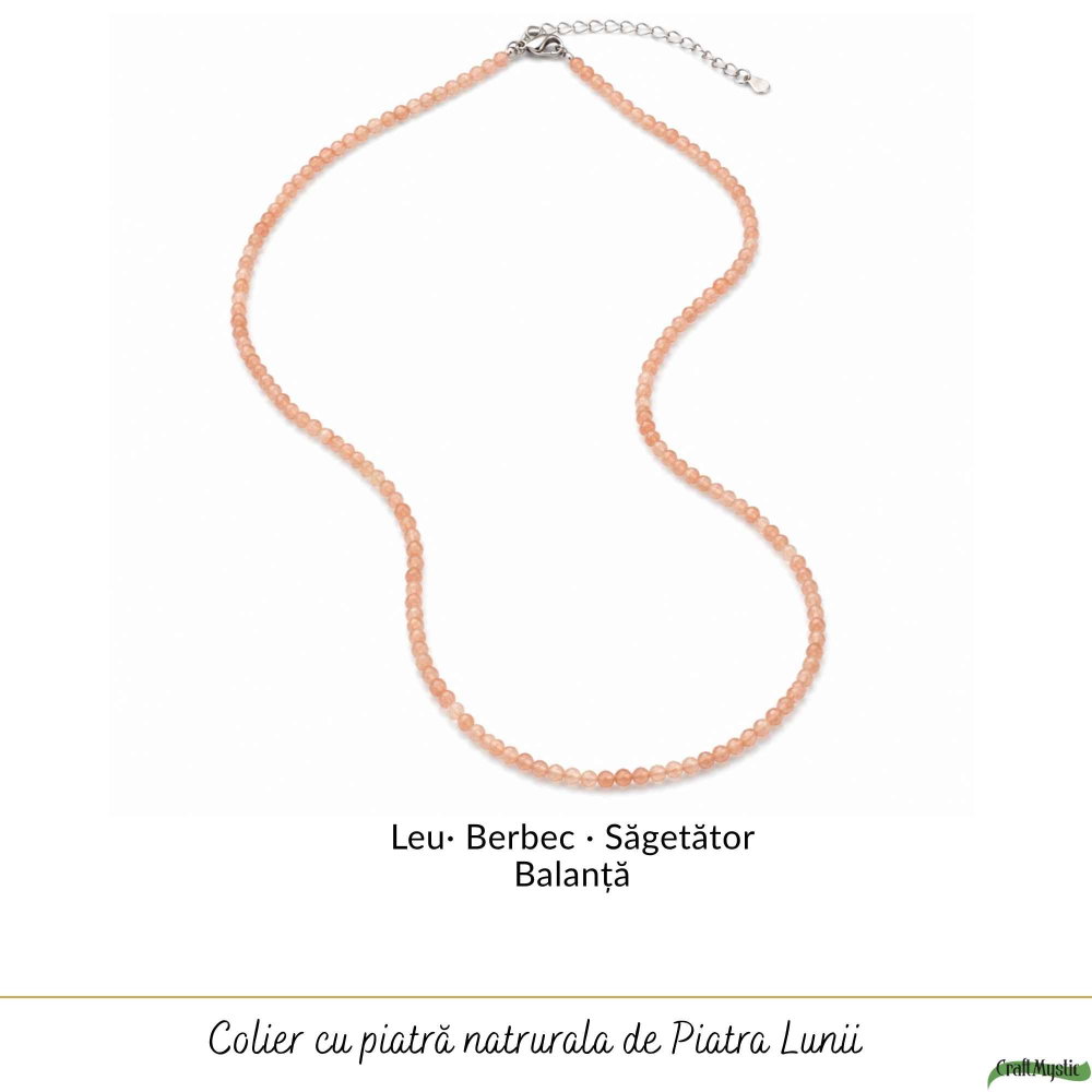 Colier fin tip Choker cu Piatra Soarelui Fatetata Rotunda 2 mm – Bucurie si Eleganta  Naturala [4]