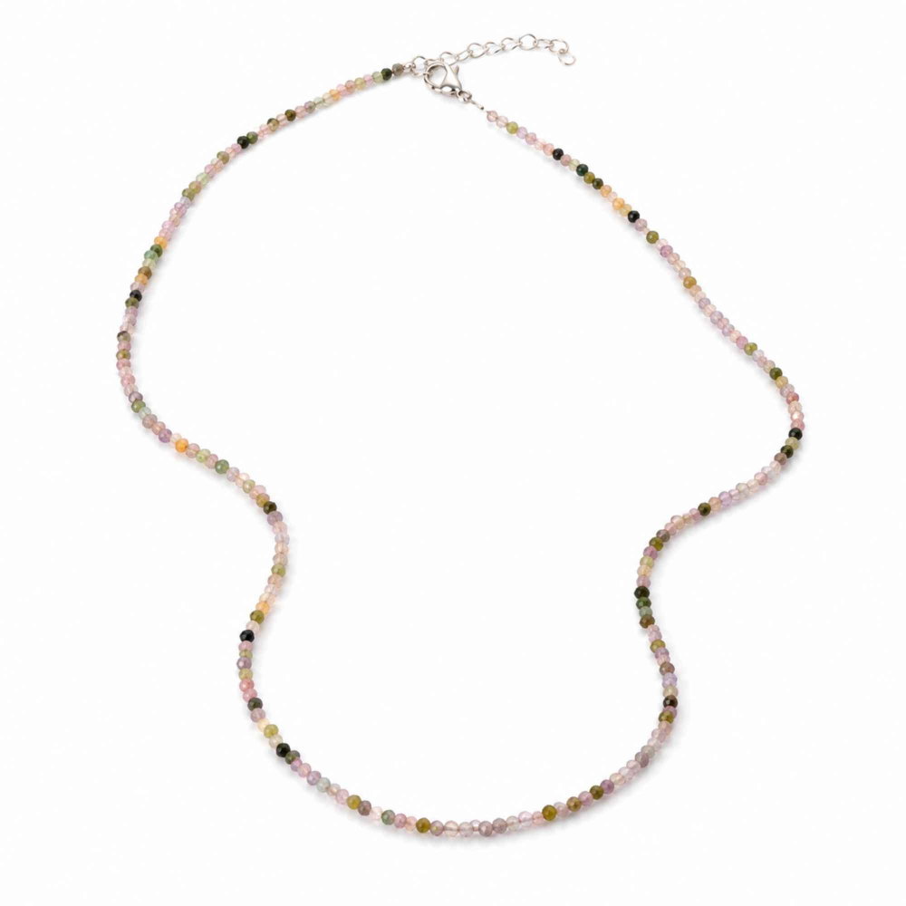 Colier Choker cu Turmalina Multicolora Fatetata 2 mm – Armonie si Eleganta Naturala [1]