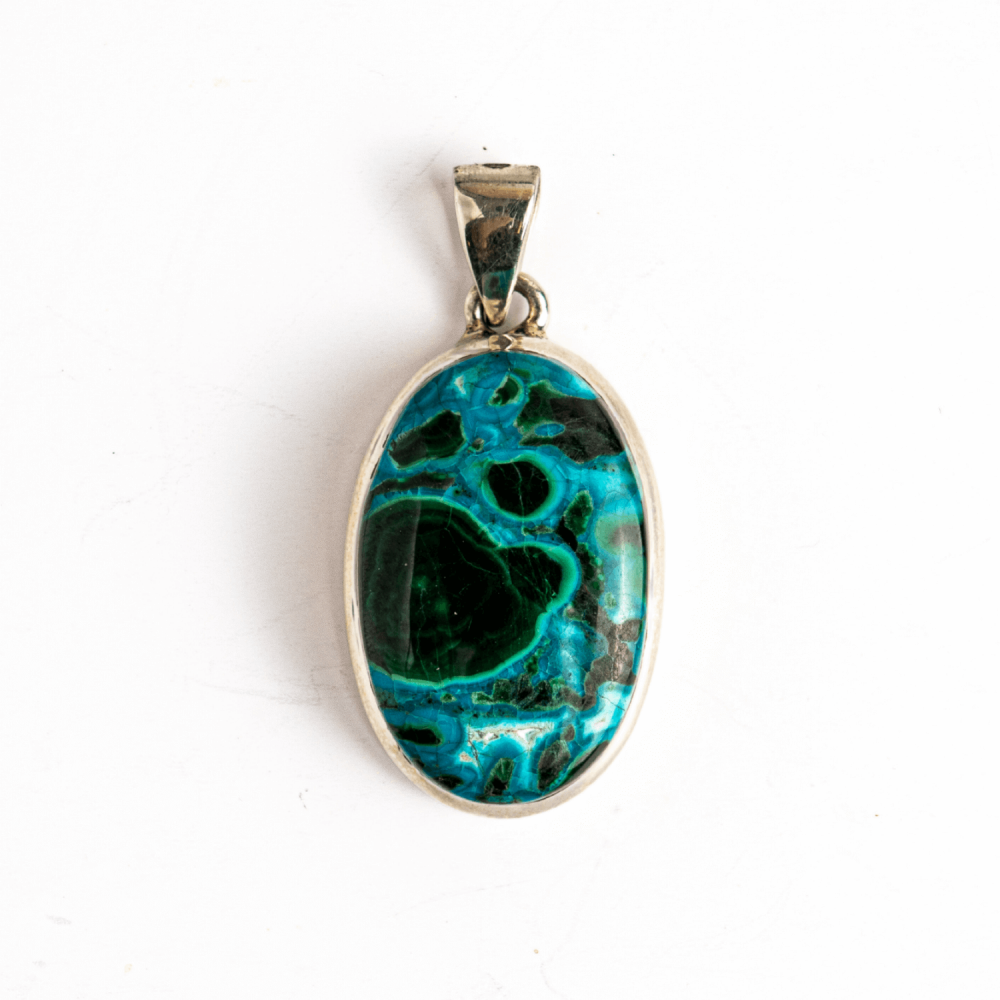 Colier Malachit si Crisocola – Protectie si Echilibru pe Argint 925 [7]