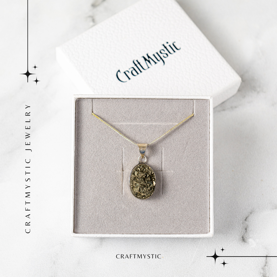 Colier Pirita Ovala – Protectie si Energie Pozitiva [6]