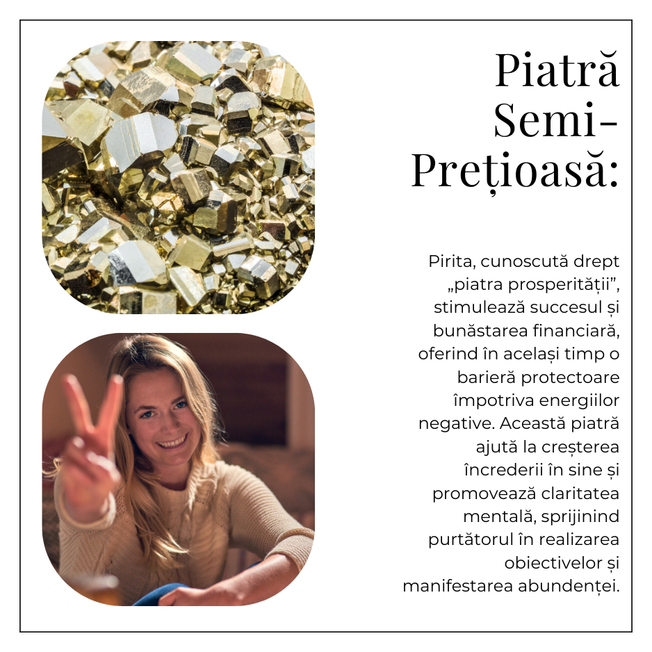 Colier Pirita Ovala – Protectie si Energie Pozitiva [8]