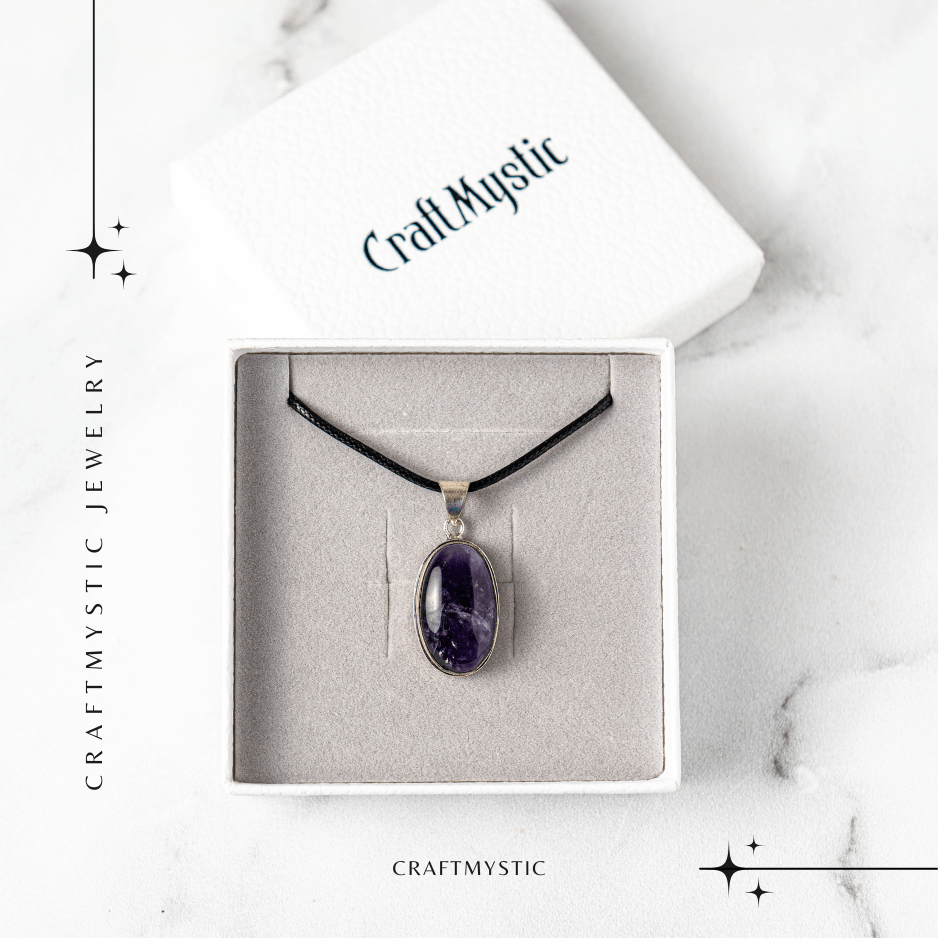 Colier cu Ametist Natural – Claritate Mentala si Echilibru Spiritual [7]