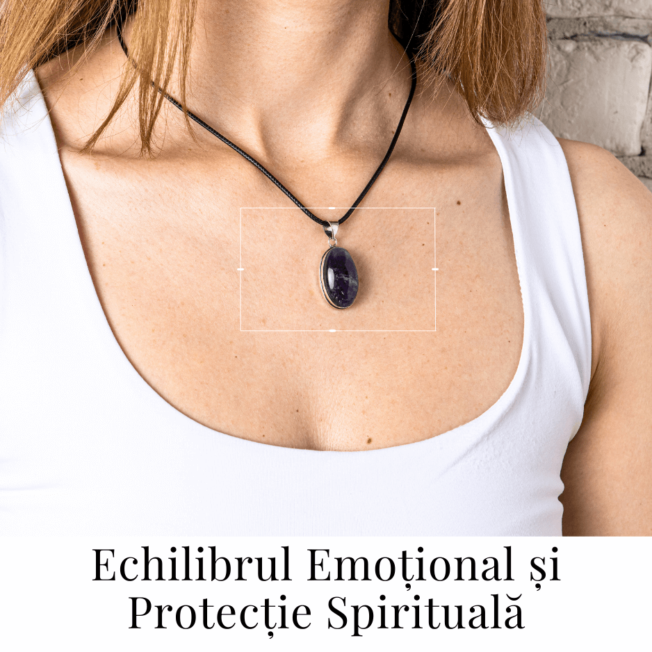 Colier cu Ametist Natural – Claritate Mentala si Echilibru Spiritual [2]