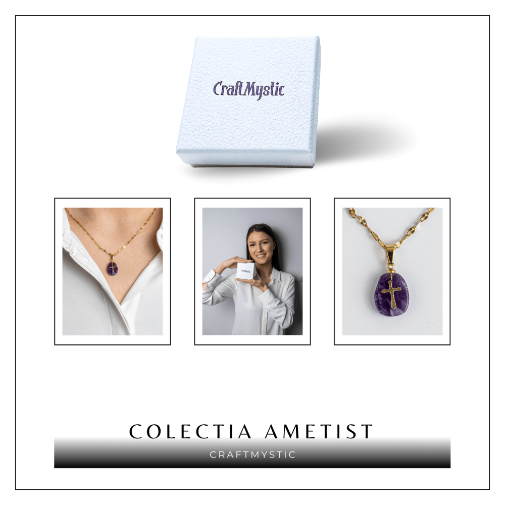 Bijuterie pentru Claritate si Conectare Divina – Colier cu Ametist [8]