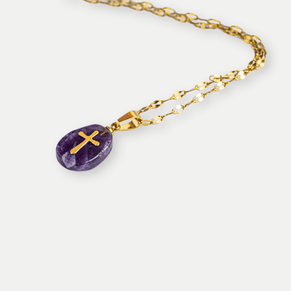 Bijuterie pentru Claritate si Conectare Divina – Colier cu Ametist [9]