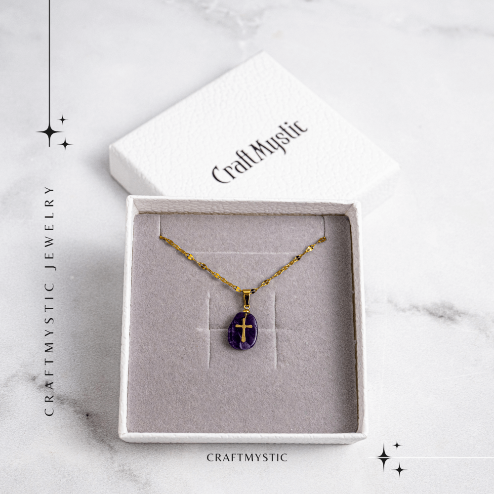 Bijuterie pentru Claritate si Conectare Divina – Colier cu Ametist [7]