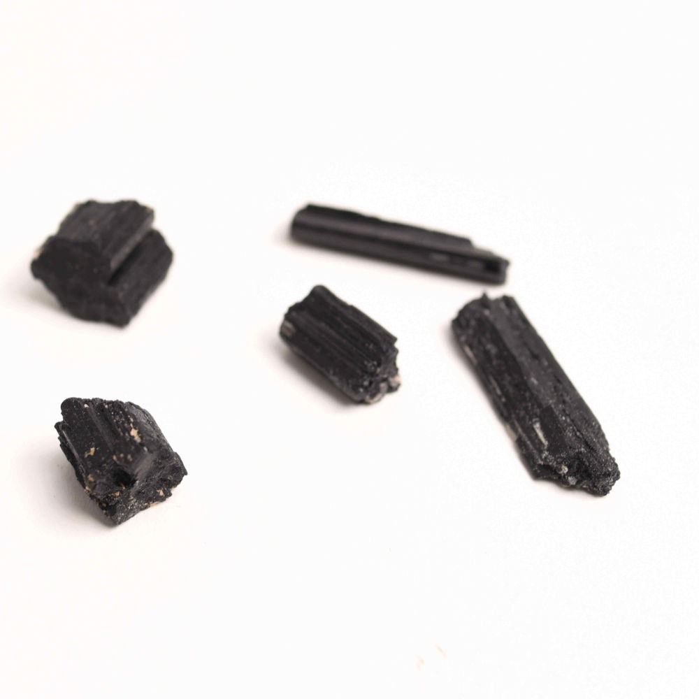 Cristal natural unicat de vindecare Turmalina neagra pietre brute 8-9 cm  - Pentru energie pozitiva, protectie [21]