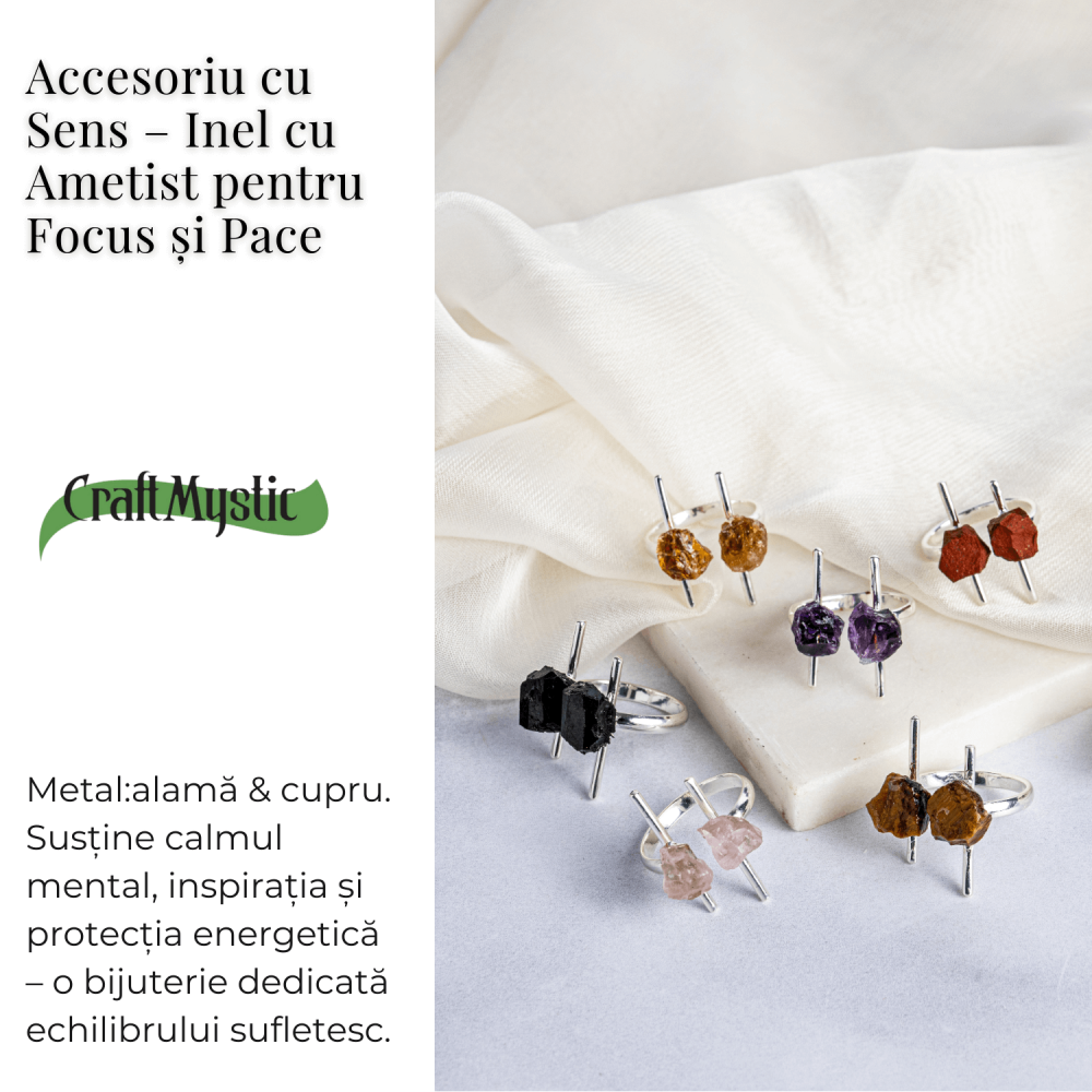 Accesoriu cu sens – Inel cu ametist pentru focus si pace [3]