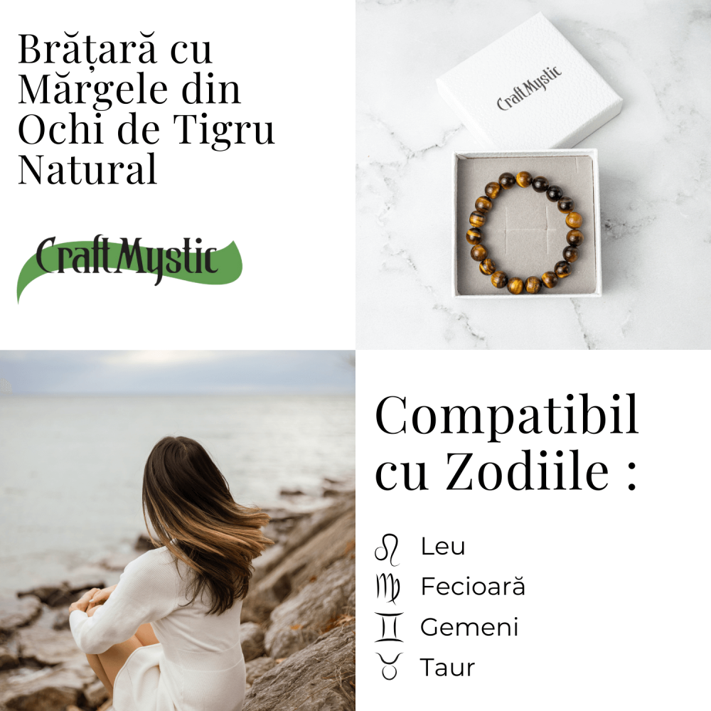 Putere si Protectie – Bratara din Ochi de Tigru Natural 10mm [5]