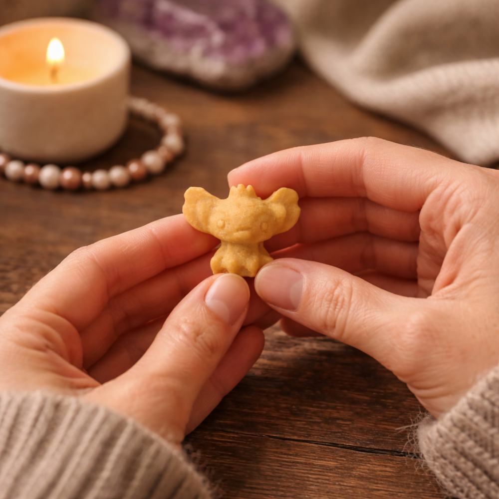 Figurina din Topaz Galben – Bucurie Calda si Incredere Linistita [2]