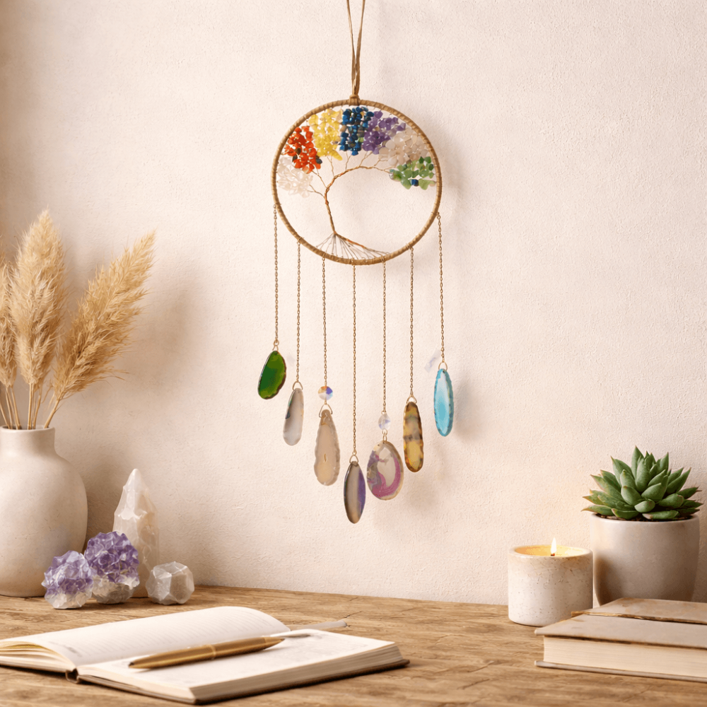 Dreamcatcher cu cele 7 chakre – un simbol al armoniei si al echilibrului interior [2]
