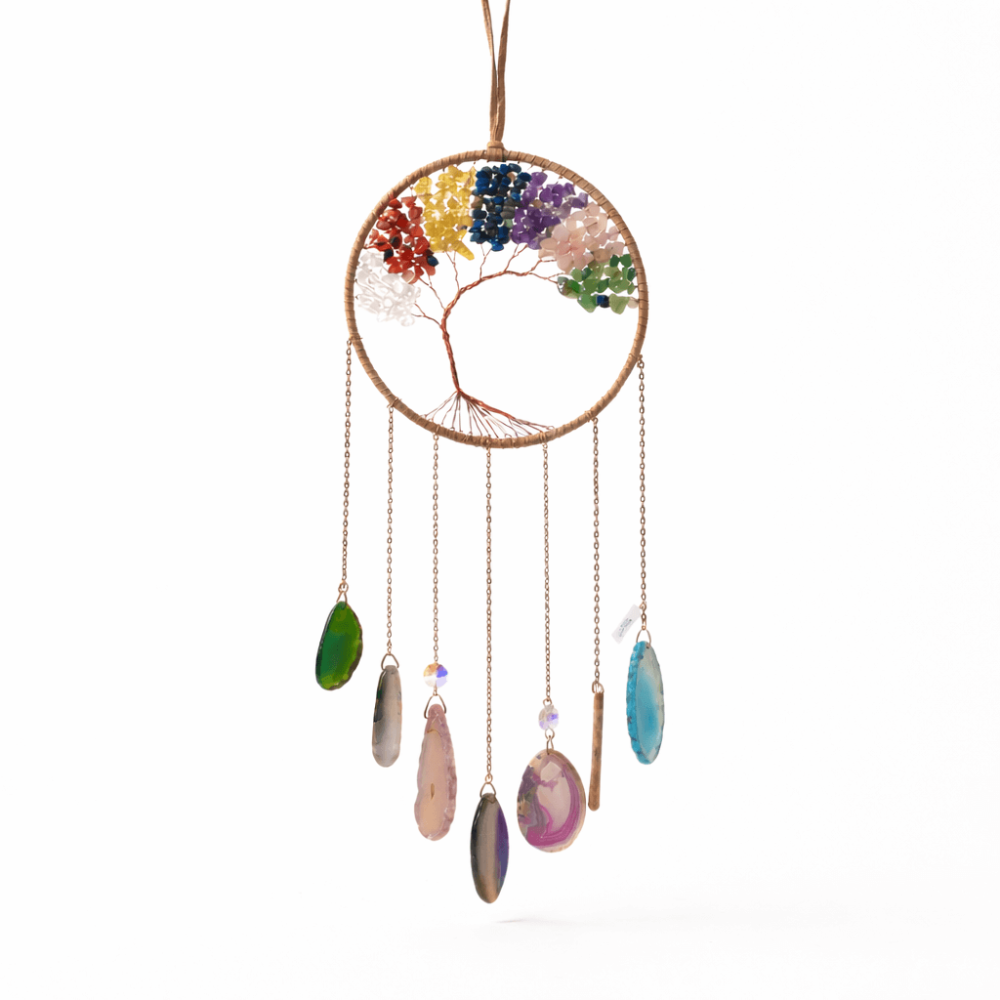 Dreamcatcher cu cele 7 chakre – un simbol al armoniei si al echilibrului interior [1]