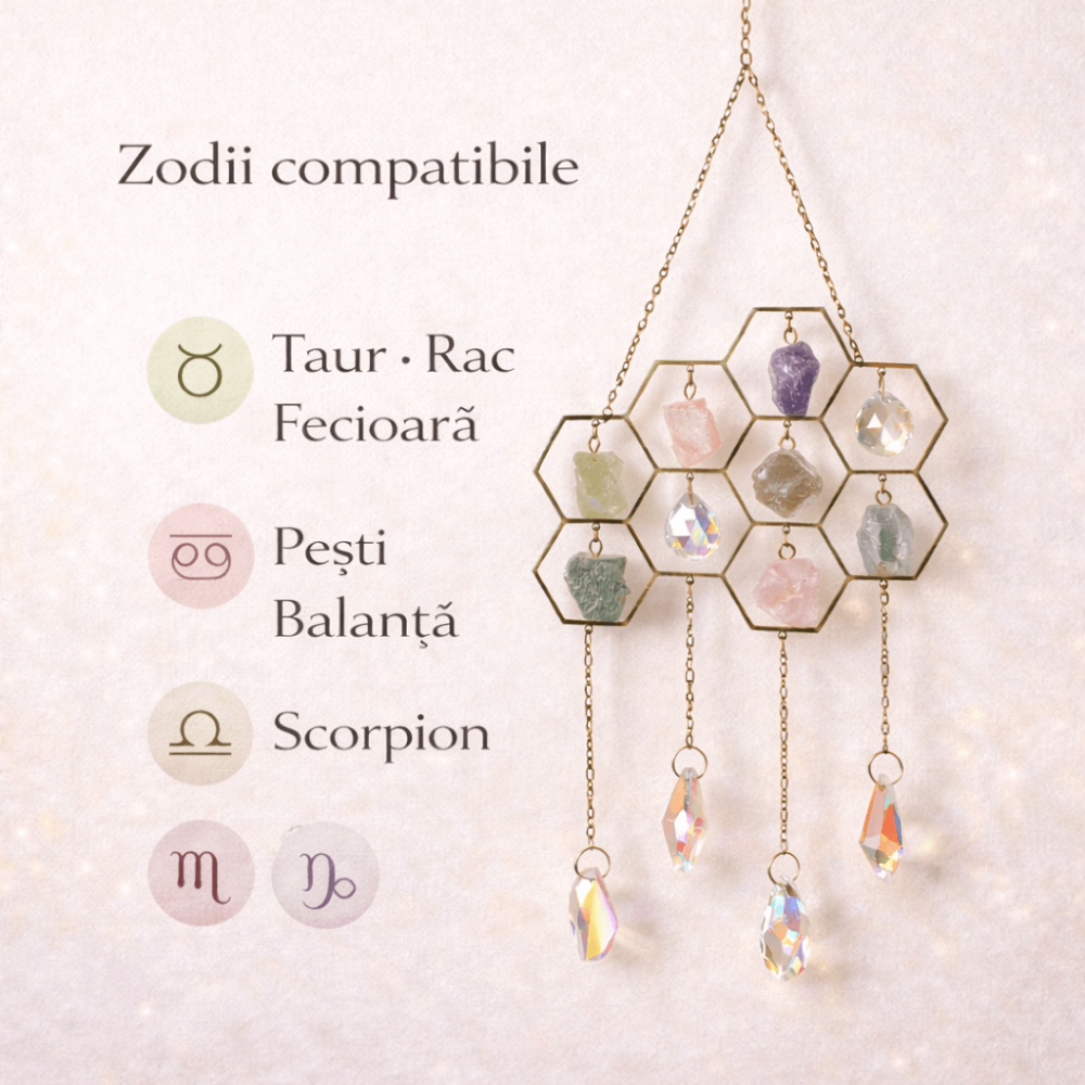 Dreamcatcher cu Pietre Naturale – Echilibru, Calm si Ritual Personal [3]