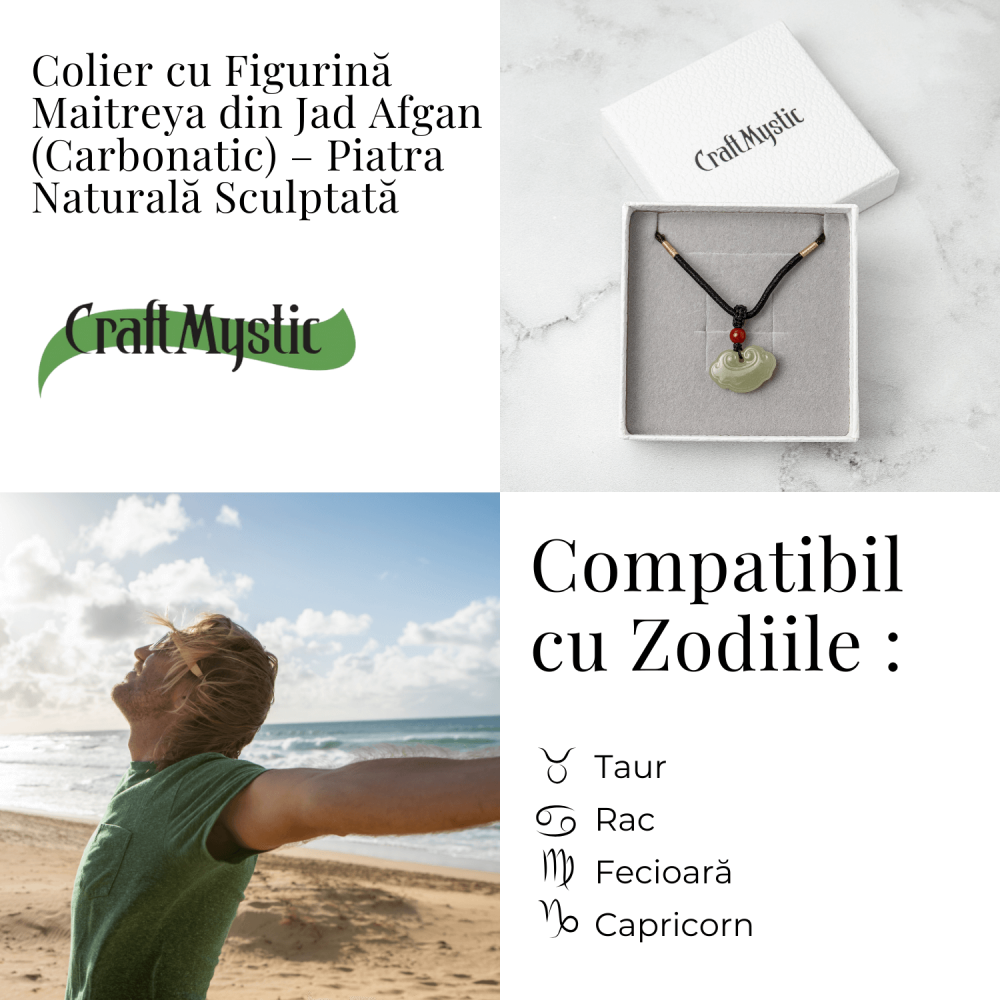 Protectie si Noroc – Colier Lucky Lock din Jad Hetian Natural [5]