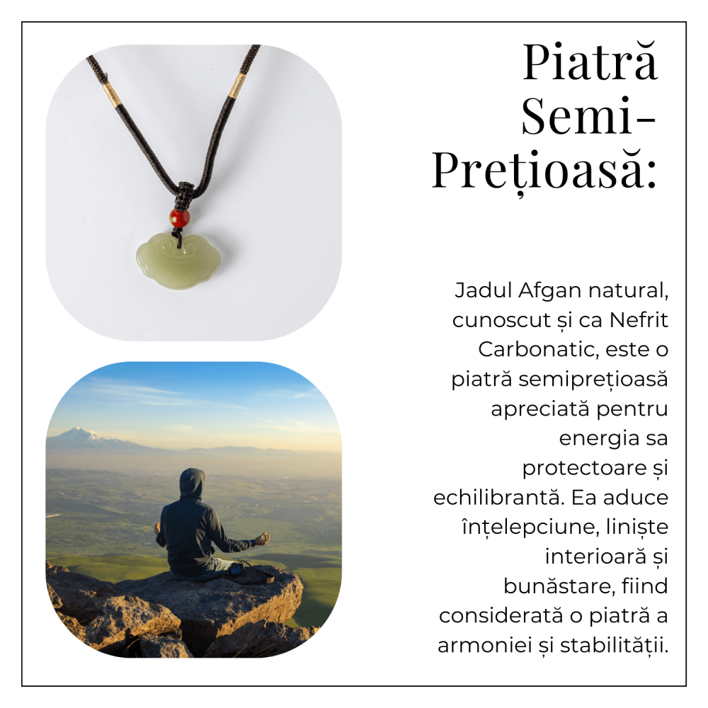 Protectie si Noroc – Colier Lucky Lock din Jad Hetian Natural [6]