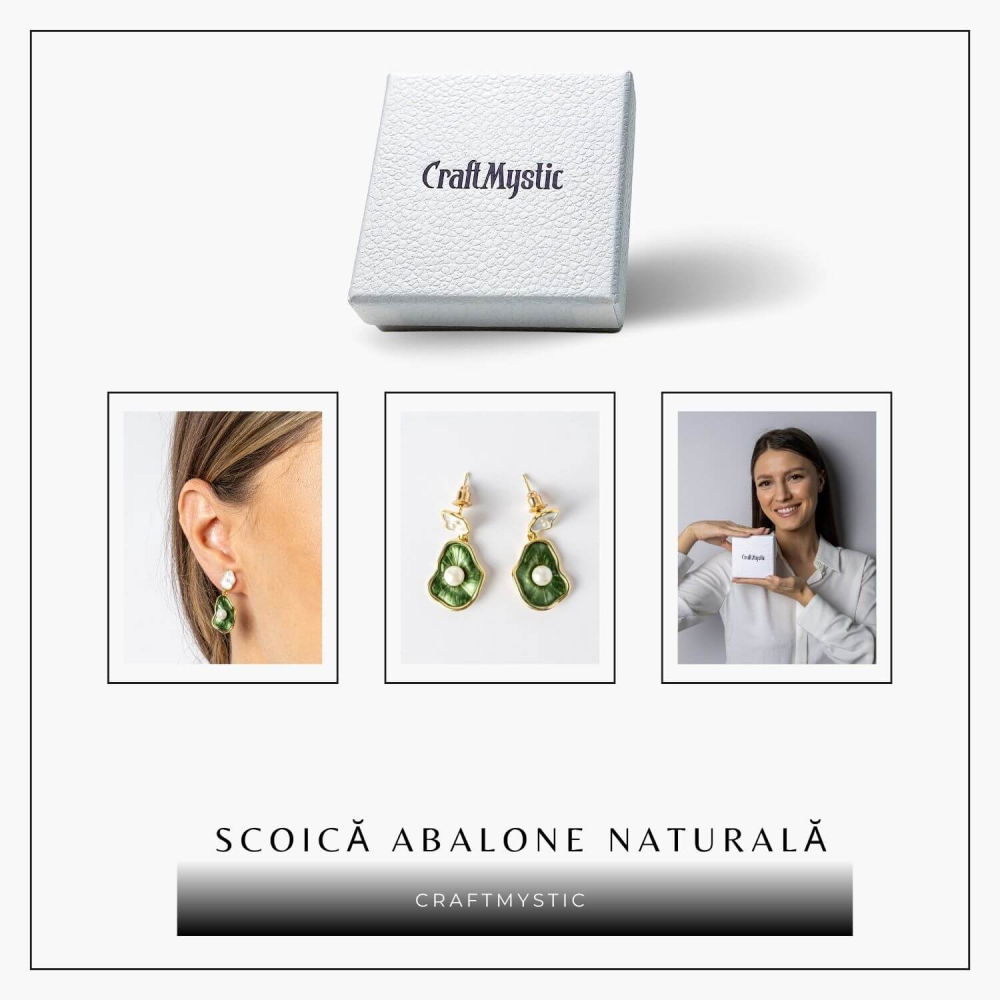 Eleganta si Delicatețe – Cercei Lotus Leaf cu Perle Naturale [7]