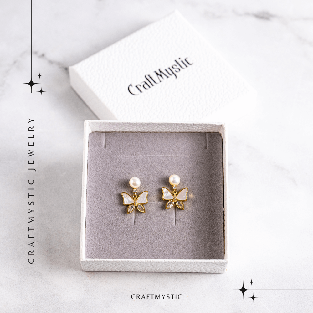 Zbor lin in fiecare zi – Cercei cu perla naturala si detalii fine [4]