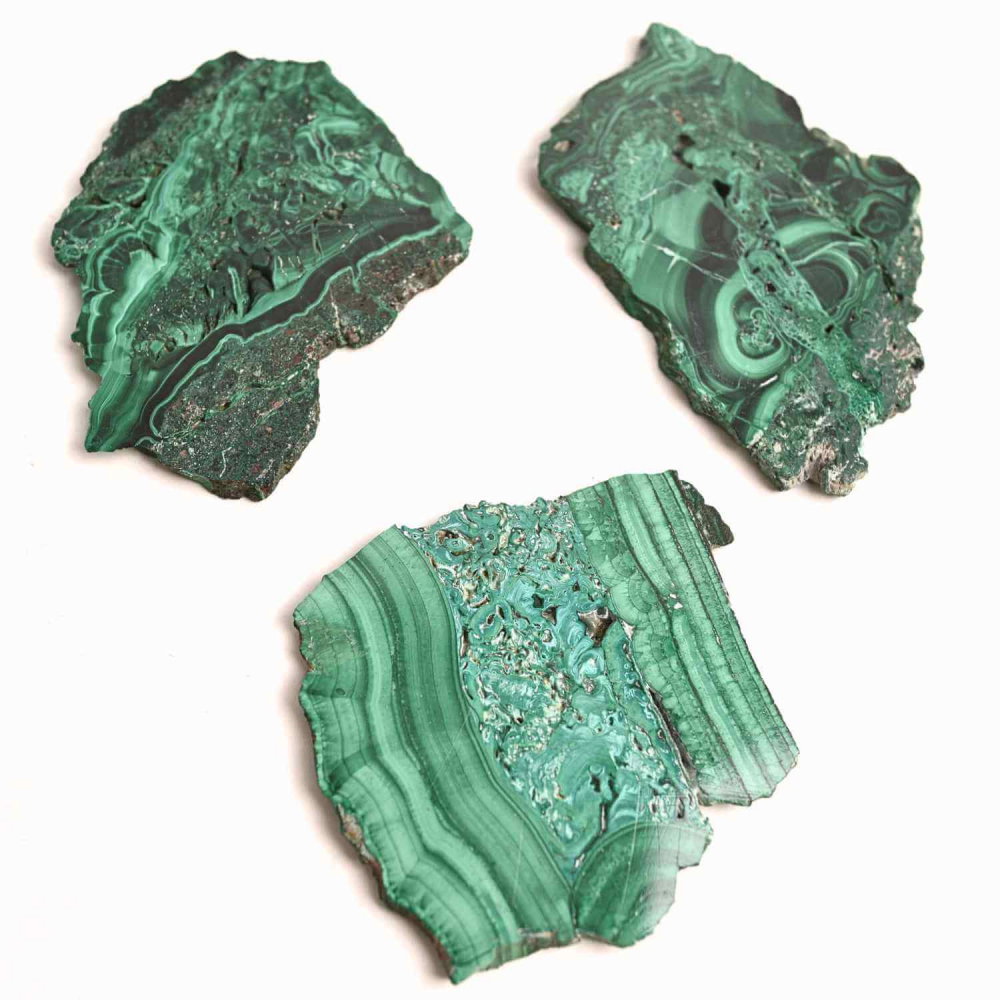 Felie Malachit Natural 9-10 cm- Vindecare si Echilibru Energetic/ Felie Malachit 9-10 cm 95-105 grame [1]