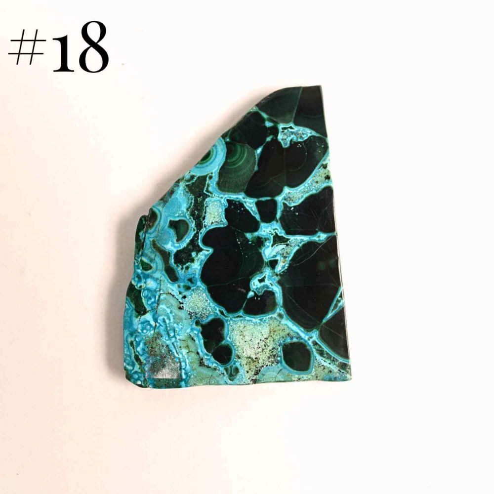 Felie unicat cu Malachit, Crisocola, Stalactite, Cornetite - Protectie si echilibru energetic [6]