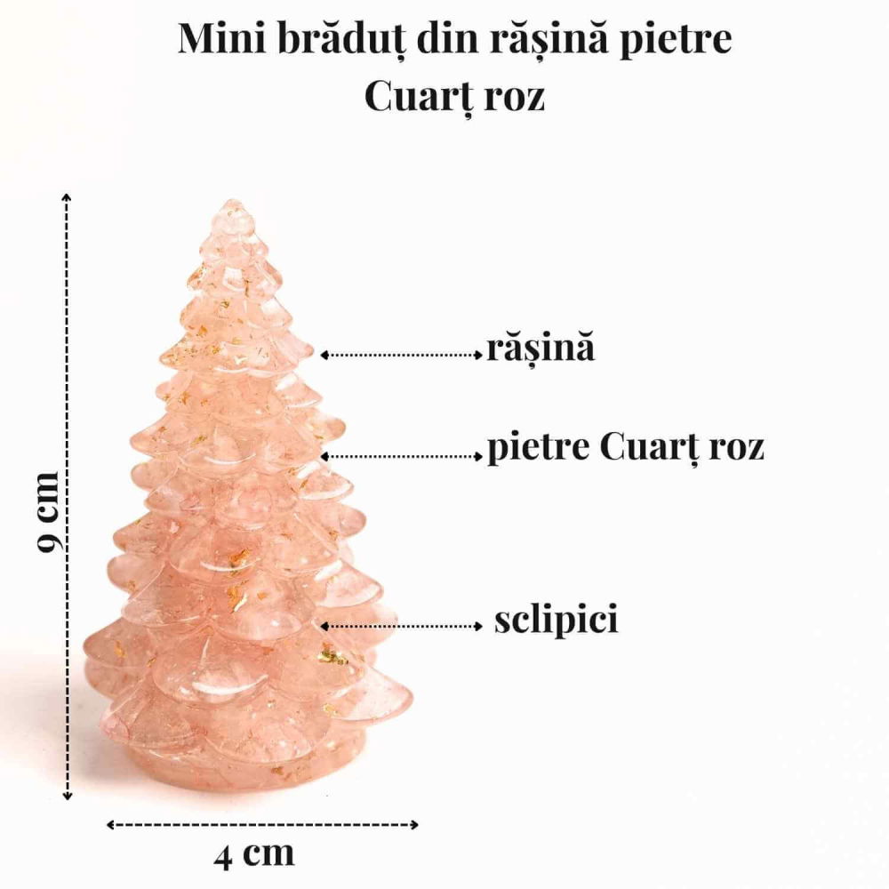 Figurina Bradut cu Cuart Roz – Armonie si Iubire in Casa Ta [3]