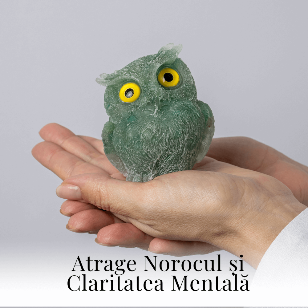 Bufnita din Aventurin Verde – Simbolul Intelepciunii si Norocului [2]