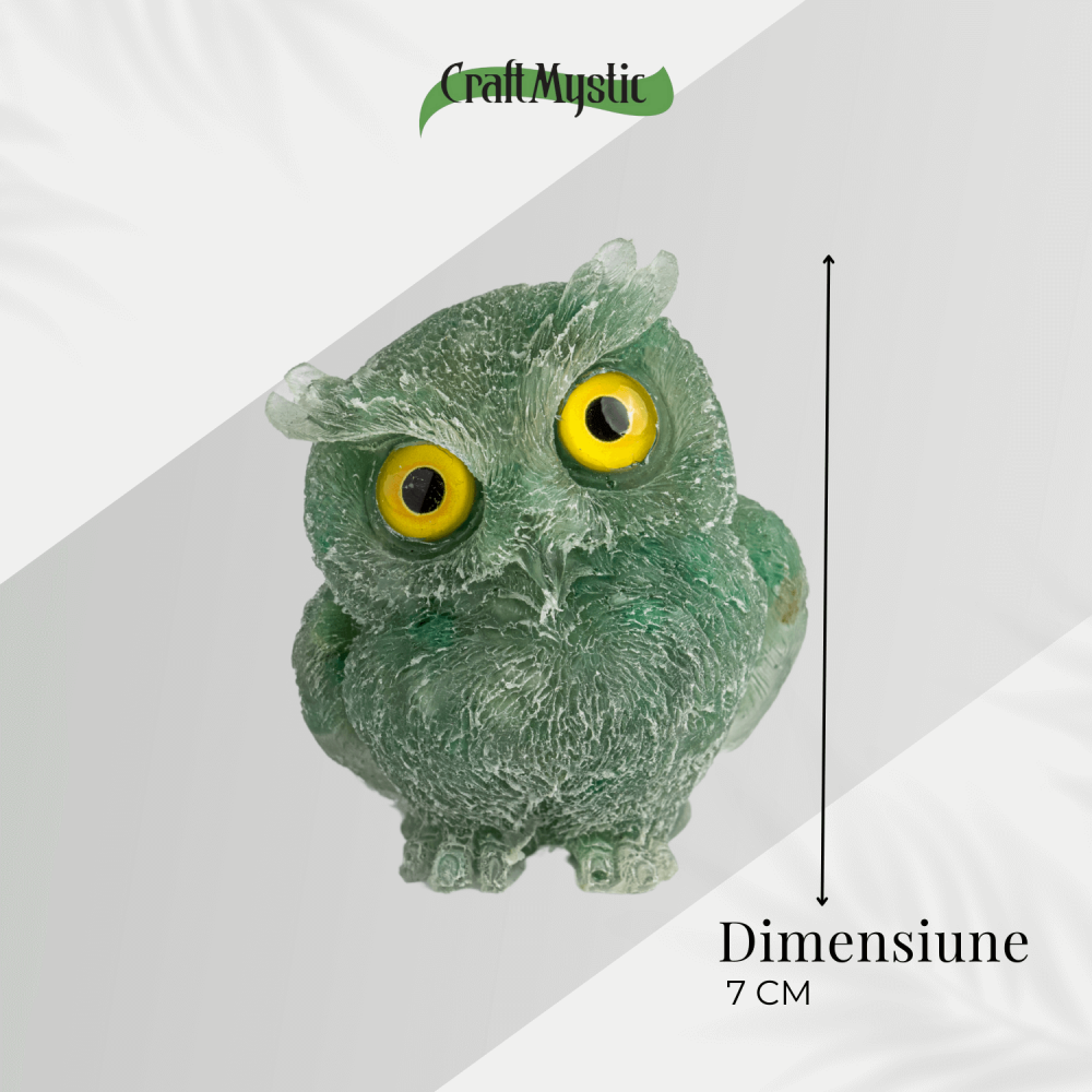 Bufnita din Aventurin Verde – Simbolul Intelepciunii si Norocului [3]